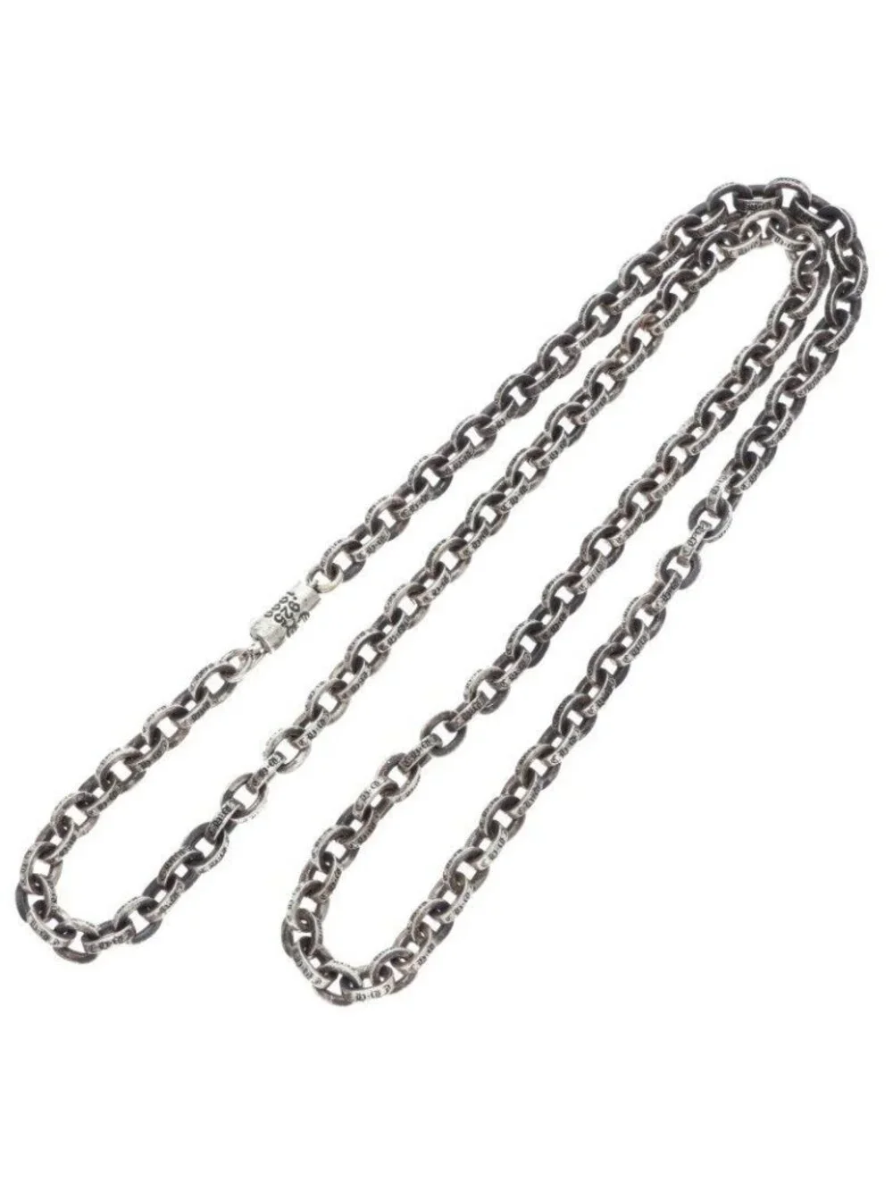 Chrome Hearts Paper Chain 20 Silver Necklace